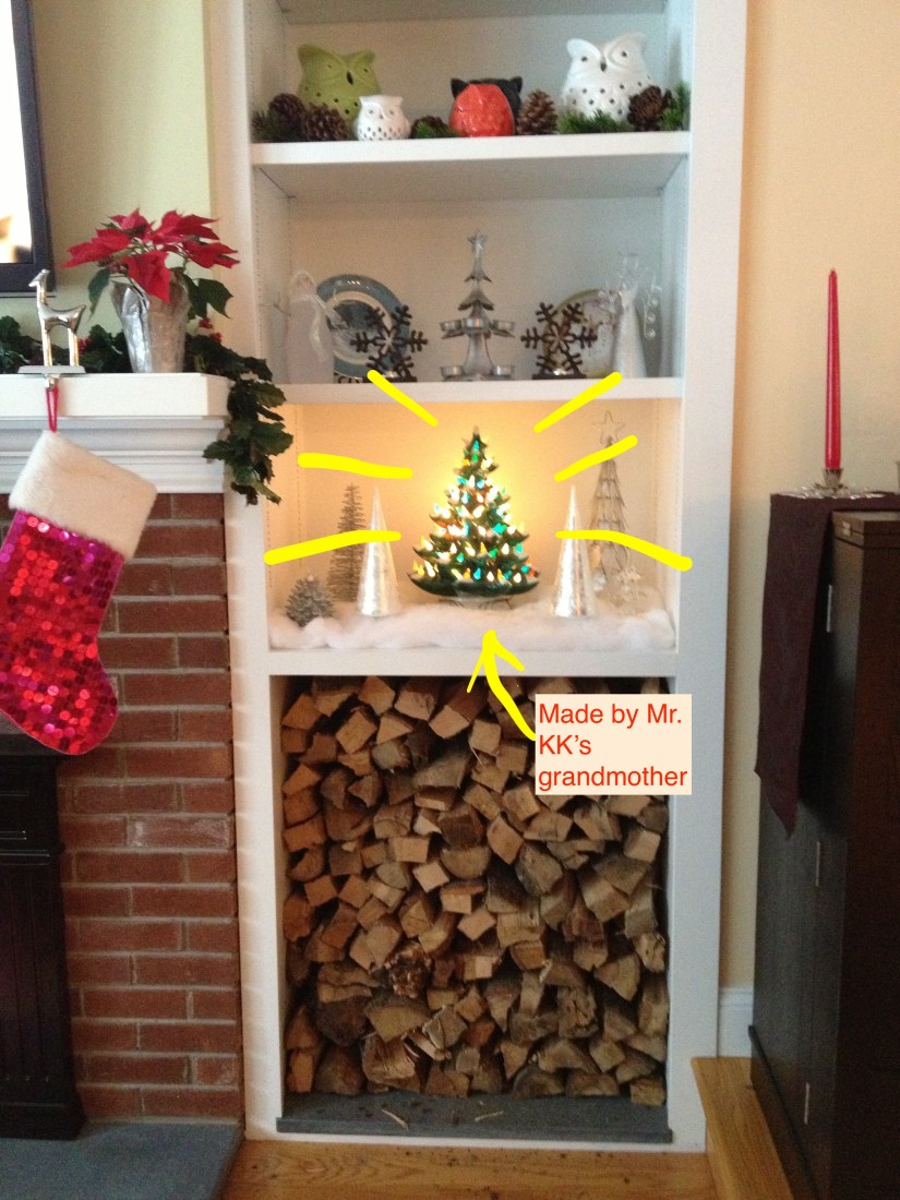 Ceramic light-up Christmas tree